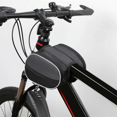 Sac de Guidon de Vélo Grande Capacité 3L Imperméable avec Support pour Téléphone pour Cyclisme sur Route Montagne Plein Air