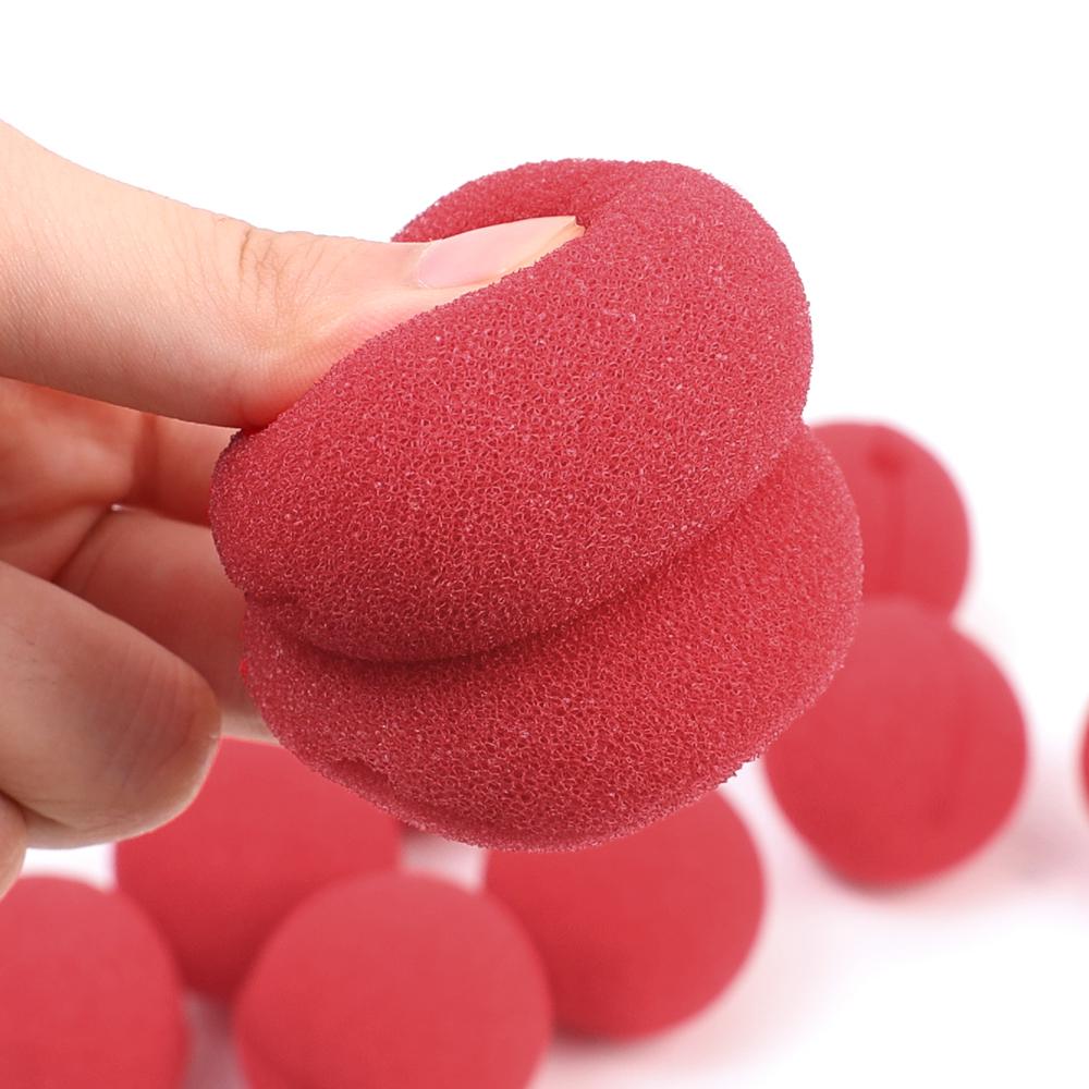 5/300pcs Red Clown Nose Cosplay Costume Props DIY Foam Sponge Balls Funny Circus Performance Party Halloween Decoration Supplies