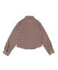 CARGOBROS FOR WOMAN Mare Crop Check Shirt (Brown)