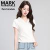 Mark Fairwhale Women's Pleated Polo T-Shirt