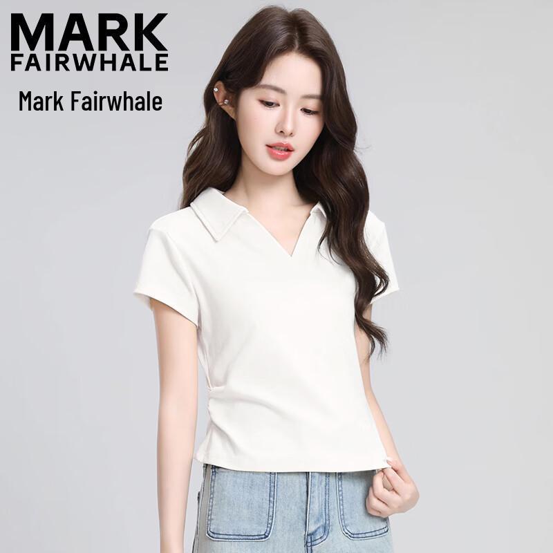 Mark Fairwhale Women's Pleated Polo T-Shirt