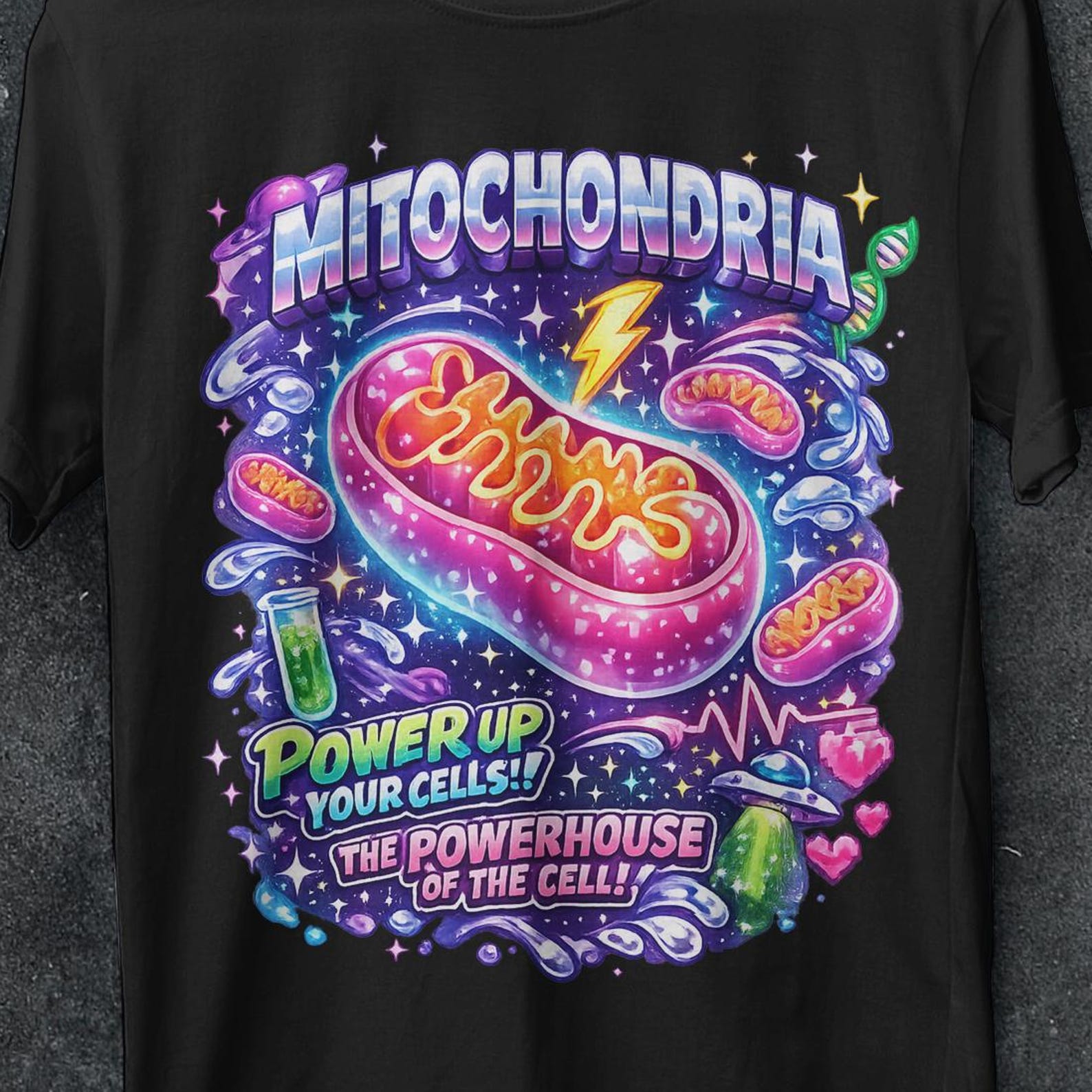 Mitochondria vintage science shirt, Mitochondria, biology gift, Funny Science, steam cell t shirt, graphic tee biology, medical humor shirts XL