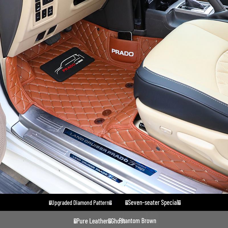 Prado 2700 Middle East Version 7-Seat Leather Floor Mats for Land Cruiser Interior Modification