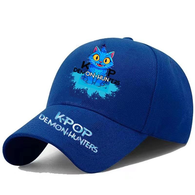 Kpop Hexe Jagd Mädchen Baseballkappe Student Frühling und Sommer Farbe Herren und Damen Baseballkappe Outdoor Western Stil All-Match Original Hut