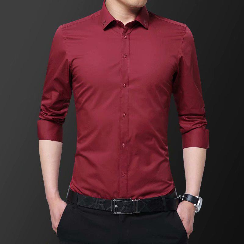 Buy Men Long-sleeved Casual Business 