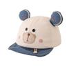 Entzückende Frühlings-Baseballkappe für Babys im koreanischen Stil, Unisex, mit Bärenmotiv und weichem Schirm zum Sonnenschutz
