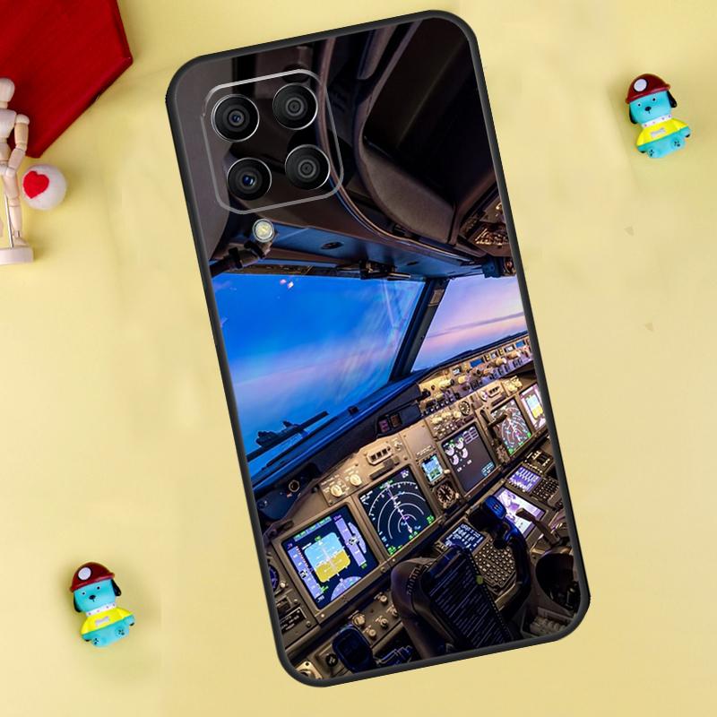 Flight Instruments Cockpit Case For Samsung Galaxy M13 M33 M53 M14 M12 M15 M06 M16 M36 M56 M31 M32 M52 M35 M55 M34 M54