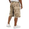 Men’s Casual Drawstring Shorts with Festival Print Relaxed Fit Knee Length Soft Fabric Comfortable Waistband
