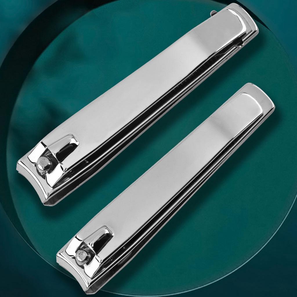 Child-Safe Anti-Splash Electroplated Nail Clippers - Large Size