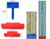 Wood Grain Tool Set for Imitation Paint Application on Furniture and Surfaces