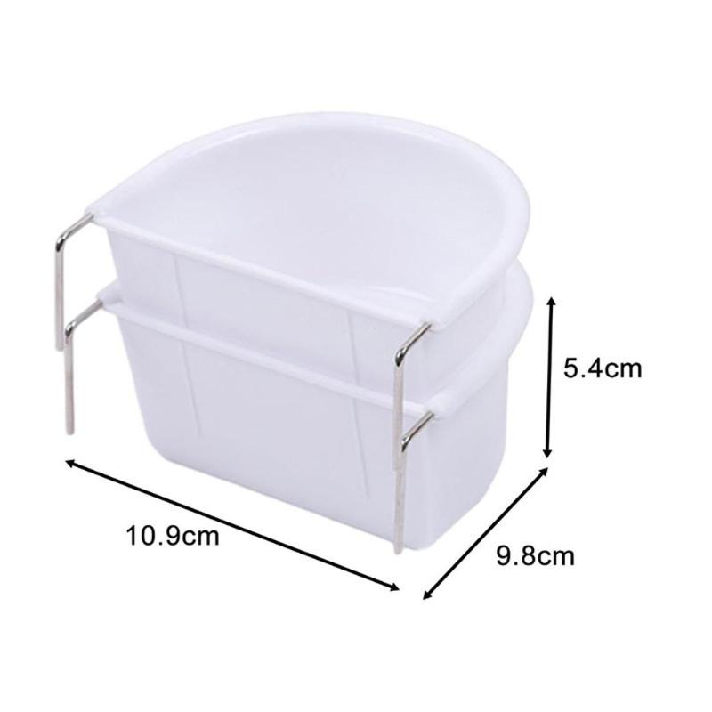Bird Bowl Training Cup Feeding Bowl Parrots Cage Toy for Cockatiels Budgies Parrots Gym Toy Feeding Cup