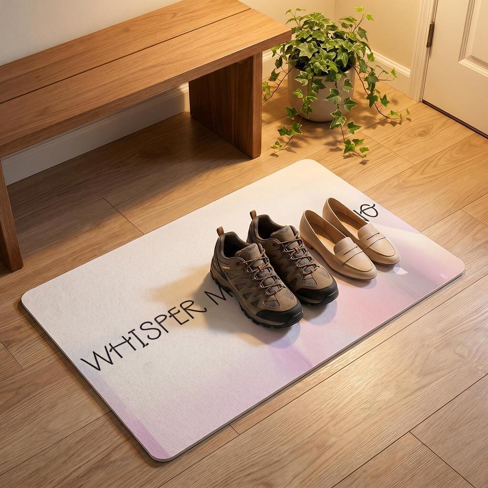 W-Whisper Me A Love Song ANIME Floor Mat Diatomite Bath Mat Super Absorbent Non-slip Easy To Clean Suitable For Bathroom Kitchen