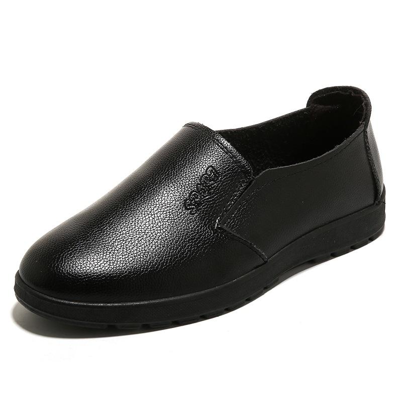 Spring and Autumn Youth British Casual Business Dress Leather Shoes Men's Shoes Wedding Shoes Inner Height Increase Single Shoes Work Shoes Waterproo