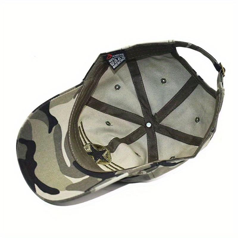 2pcs Men's Baseball Cap Necklace Set Duck Tongue Hat Casual Sun Protection Sun Shade Fashion Pendant Necklace Sports Camouflage Baseball Hat