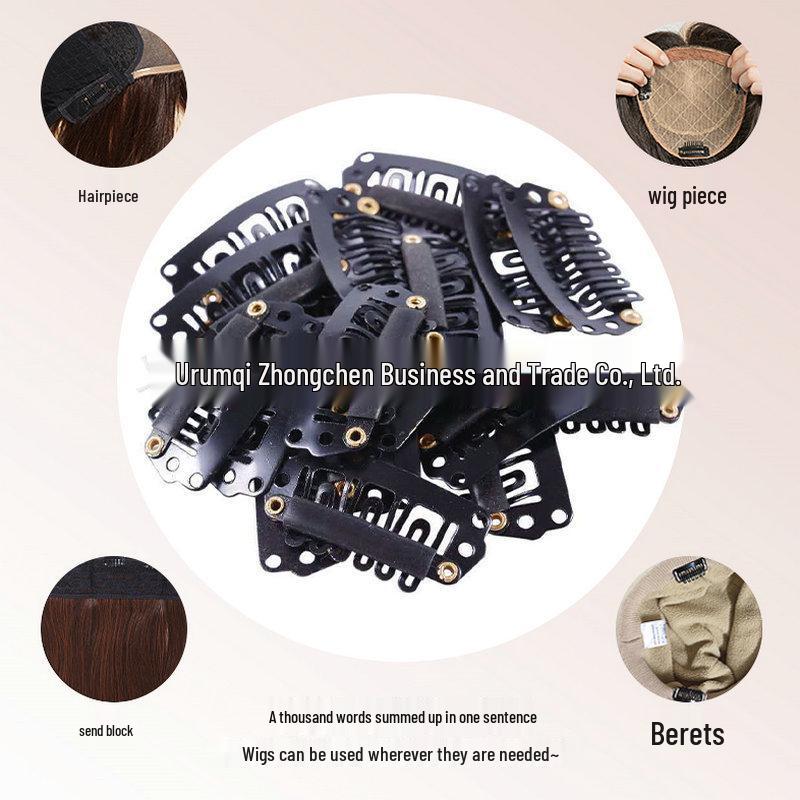 Stainless Steel Invisible BB Wig Clips 2.8cm Six-Tooth Hair Extension Clips