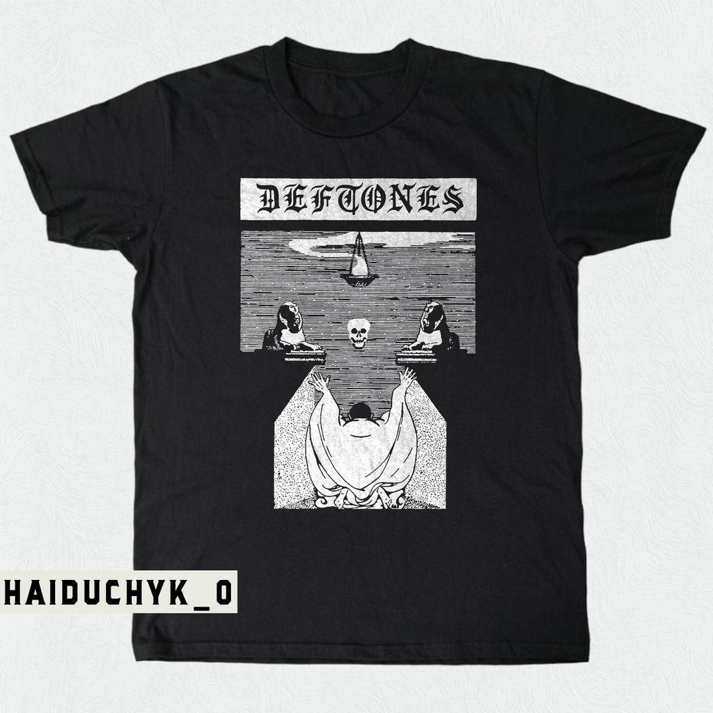 CALDO! T-shirt Nera Unisex Deftones Anni '90 Stampa Digitale Cotone Taglia S-5XL