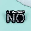 Custom Alphabet Brooch Pin - Decorative Badge for Clothes or Backpacks