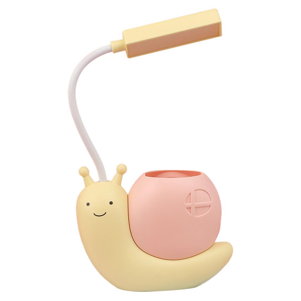 Cartoon LED Desk Lamp Gentle Brightness Rechargeable Eye Caring Study Lamp Night Light for Kids Bedroom