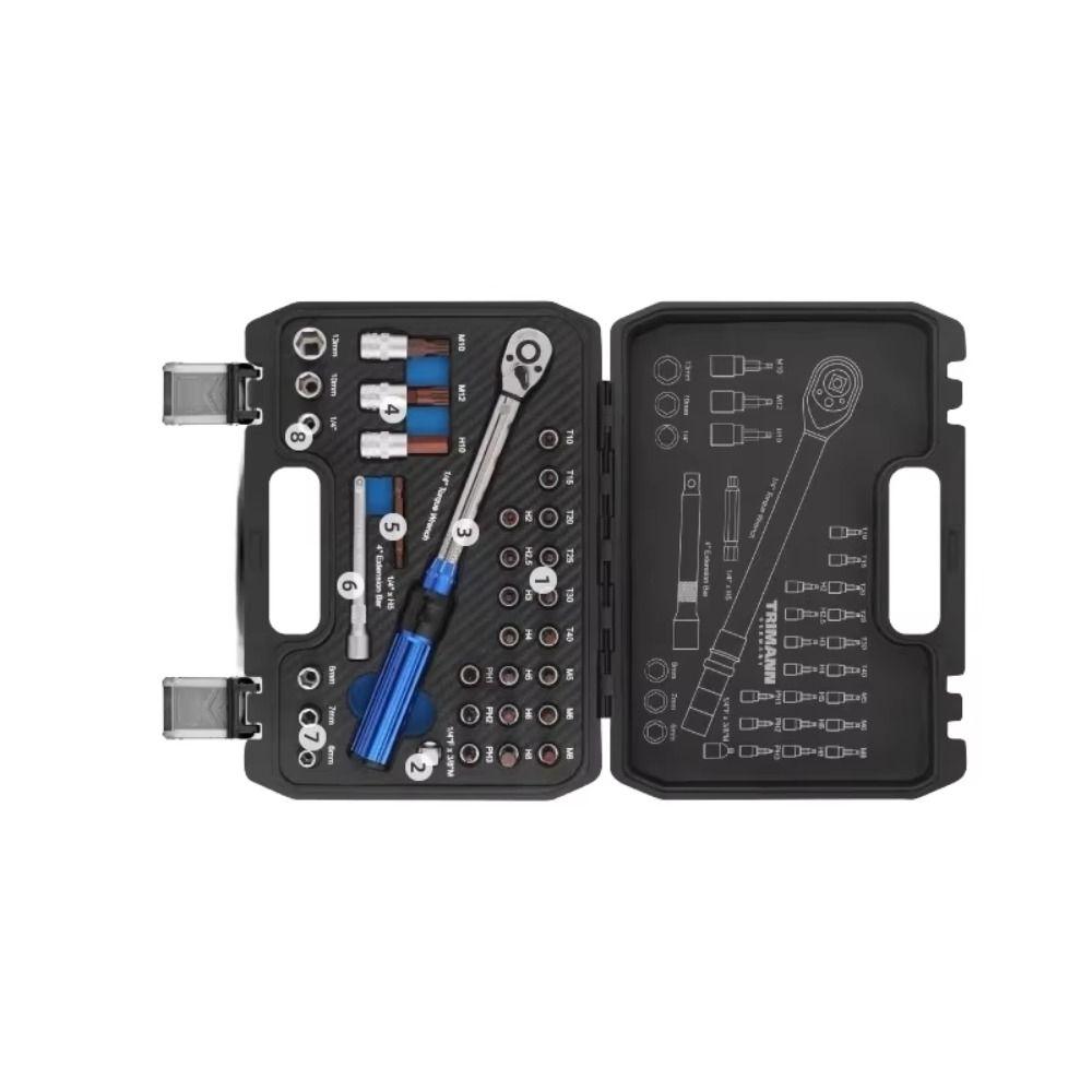 Adjustable Preset Torque Wrench Set 72-Tooth Ratchet Car Repair Tools Wrench Set Car Repair