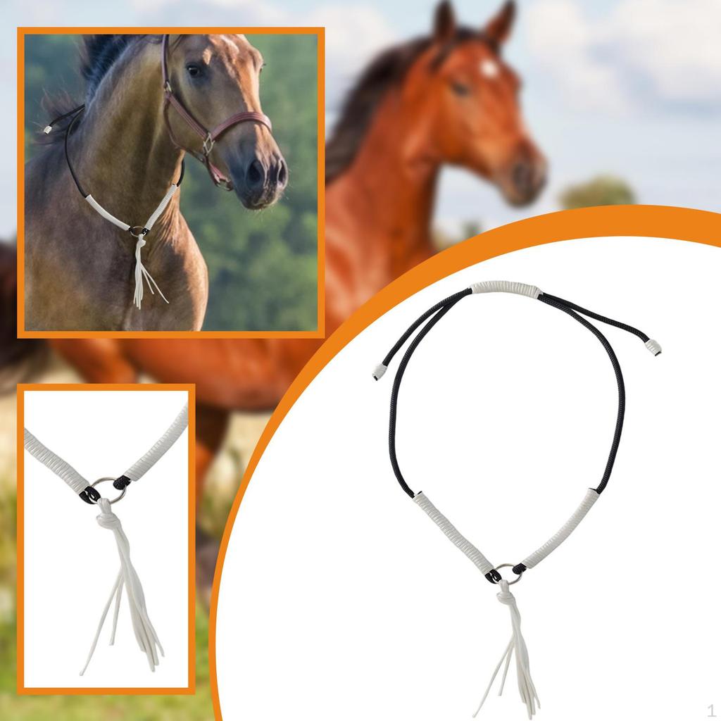 Horse Breast Collar, Necklace, , Multifunctional Nylon Accessory, Decorative with Tassels, Riding