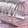 Women Multilayer Metal Wires Strings Open Bangle Wide Cuff Bracelet Jewelry