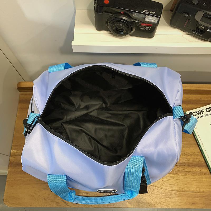 New large-capacity Korean casual shoulder bag, fitness outing travel storage duffle bag, sports bag