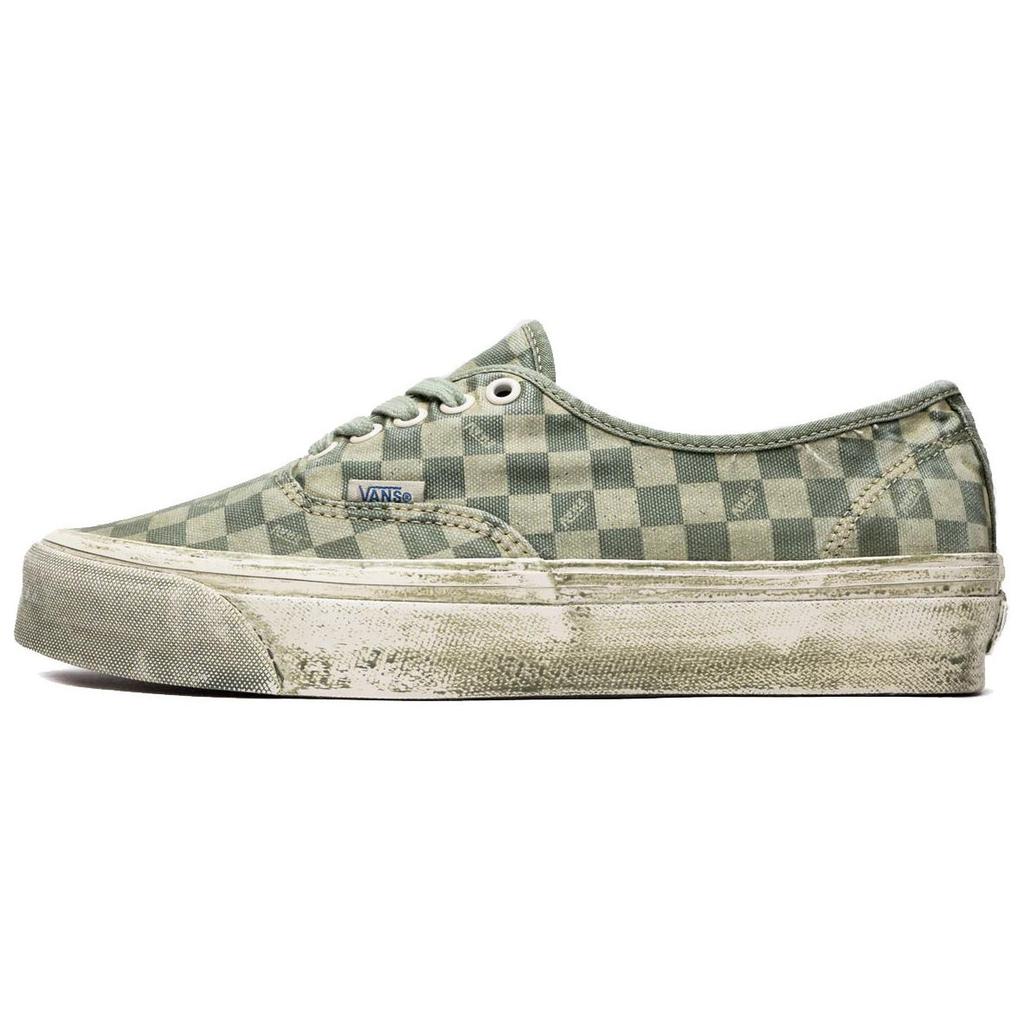 Vans Lx Authentic Reissue 44 Comfortable Versatile Low-Top Skate Shoes Men sneaker Green VN0007QZD6S1