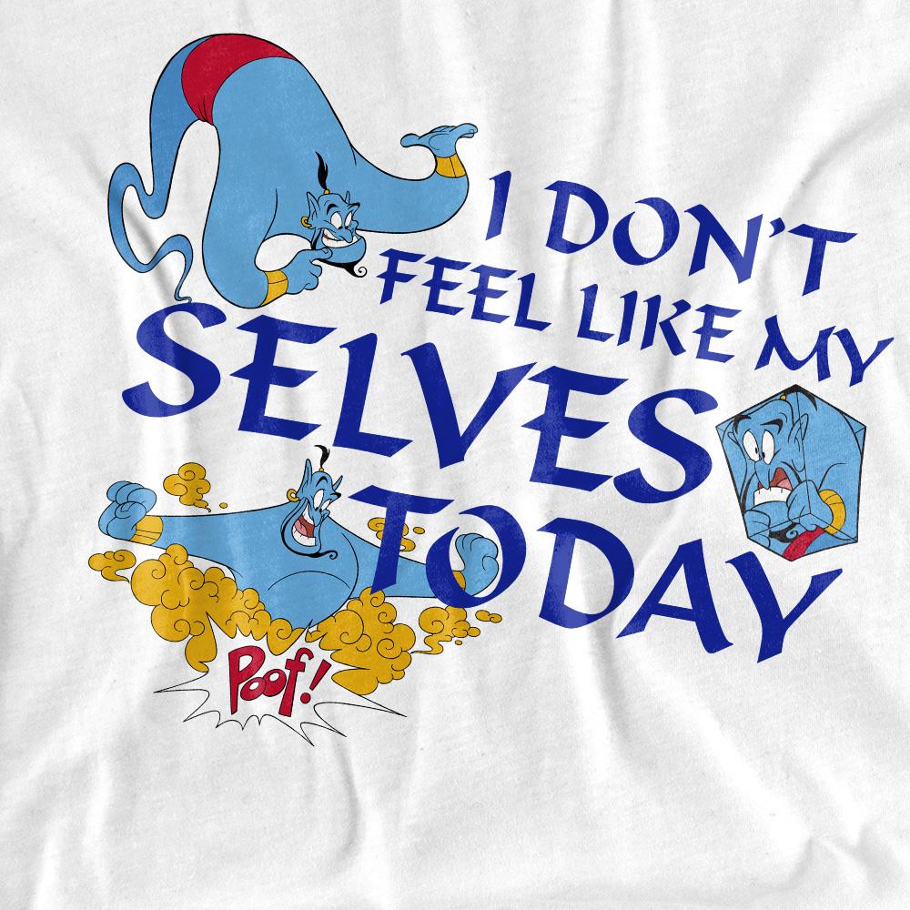 Aladdin Womens/Ladies I DonÂ´t Feel Like My Selves Today Genie T-Shirt