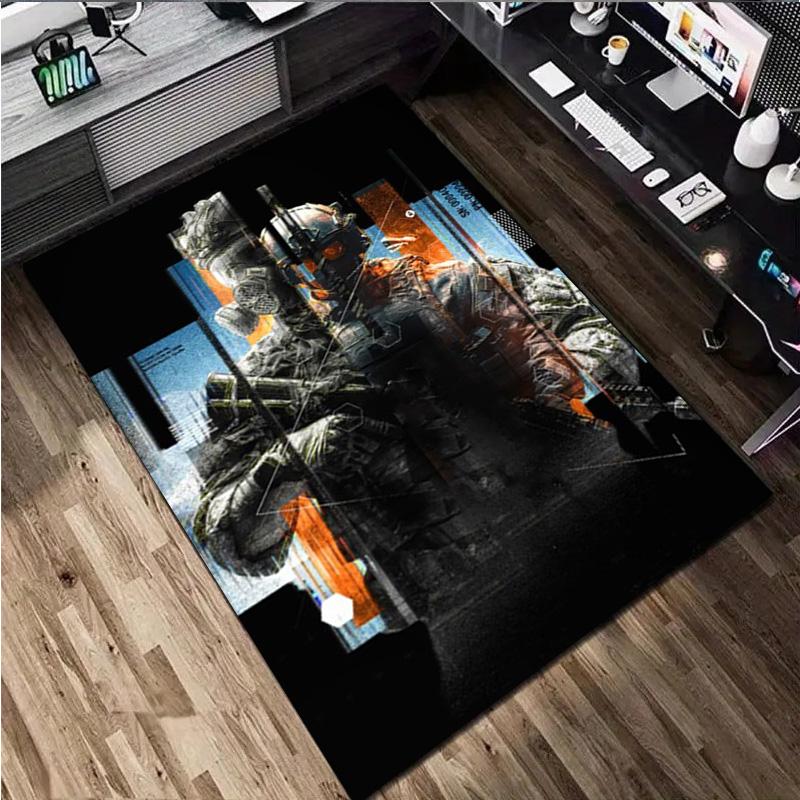 Silent Night Deadly Night Home carpet Office Decorative Carpet For Living Room Bedroom Door Mat Floor Rug Computer Chair Area Rug