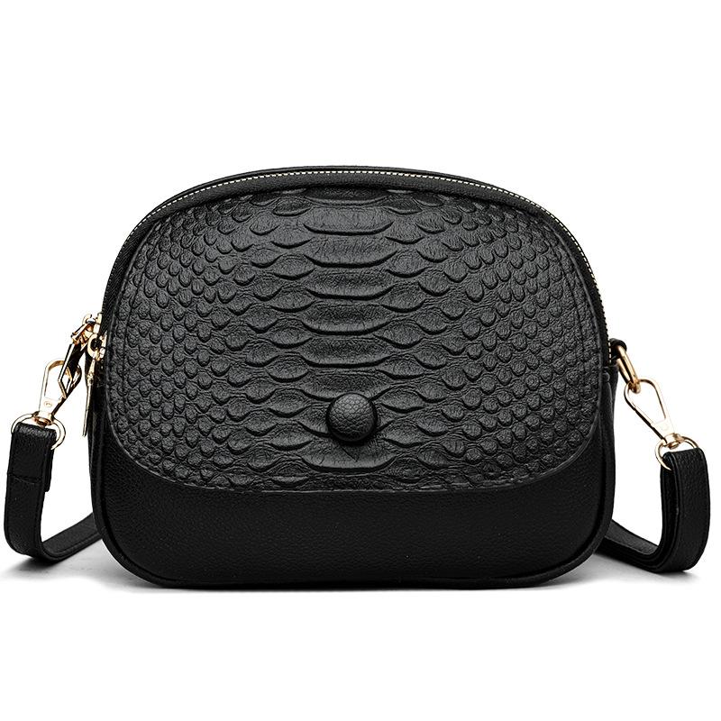 Bag women's new multi-compartment small square bag simple and versatile women's messenger bag trendy fashion casual shoulder bag