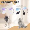 3 of Ni Cat Toy, Cat Teaser, Cat Toy, Natural Rabbit Hair, Feather Replacement, Fluffy Fur Ball, Natural and Safe, Helps Excited Cats Relieve