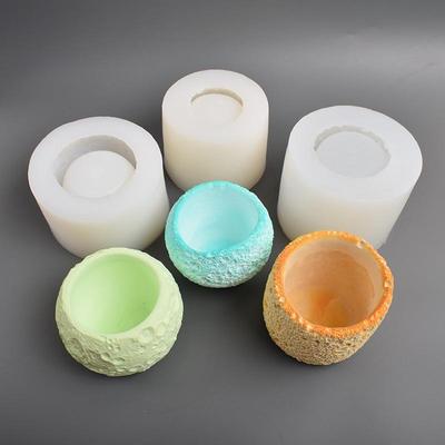 Multi-Style Silicone Mold for DIY Aroma Cup Candles, Chocolate, and Rock Cement Flower Pots