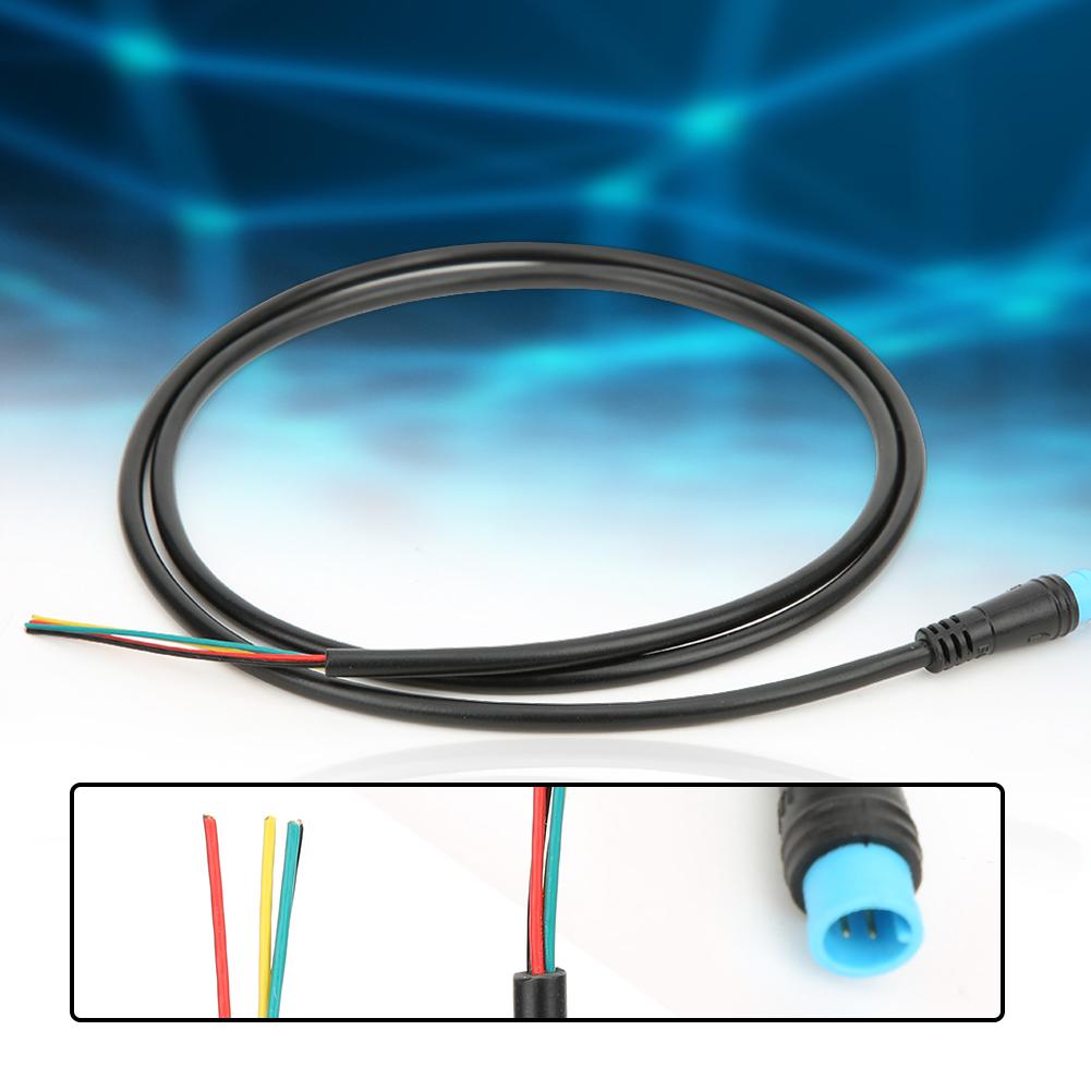 Mixture Material Practical Bicycle 4 Core Signal Cable Bike Lithium Battery Modification Accessory4 Core Male