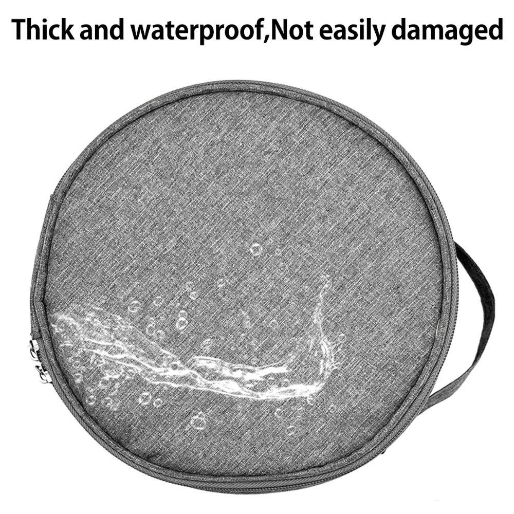 With Handle Zipper Portable Fan Storage Bag Multifunctional Waterproof Storage Bag for Fan Shockproof Folding Fan Hand Bag Case