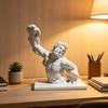 3D-gedruckte Laokoon-Büste Skulptur Stabile Basis Griechische Mythologie Ornament Antik-Griechisch Künstlerisch Sammlerstück Figur Dekoration für Eingang Wohnzimmer