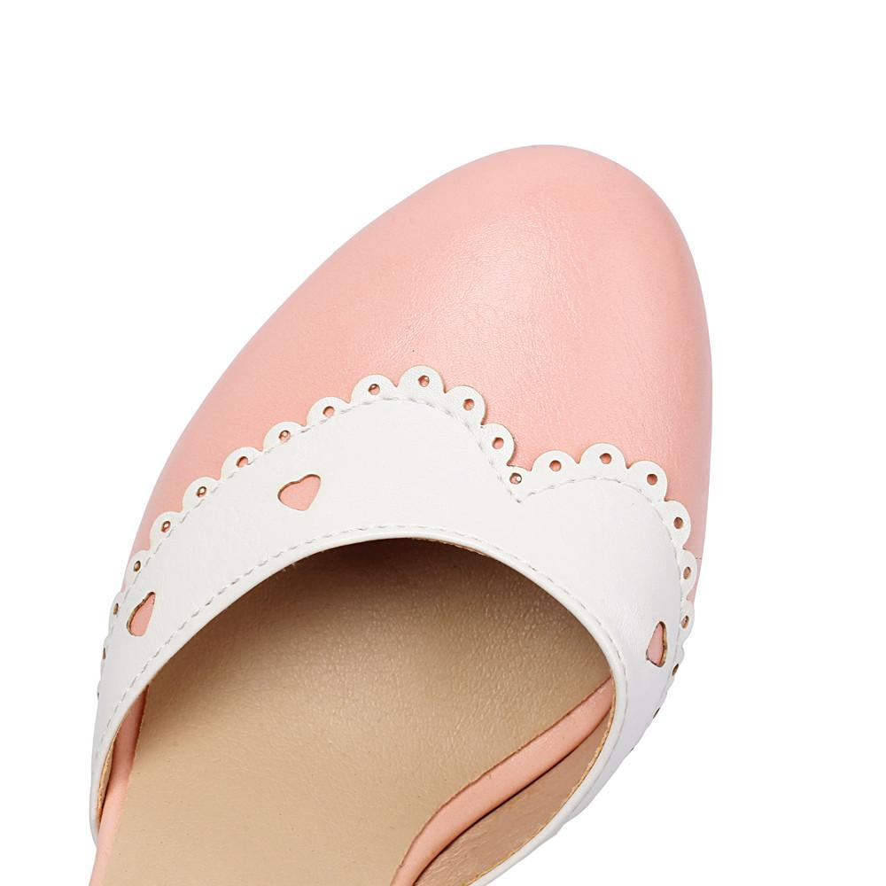 Fashion Women Mary Jane Shoes High Heels Ankle Strap Buckle Wedding Pumps Thin Heels Shoes Pink Bridal Princess Footwear Size 31-43