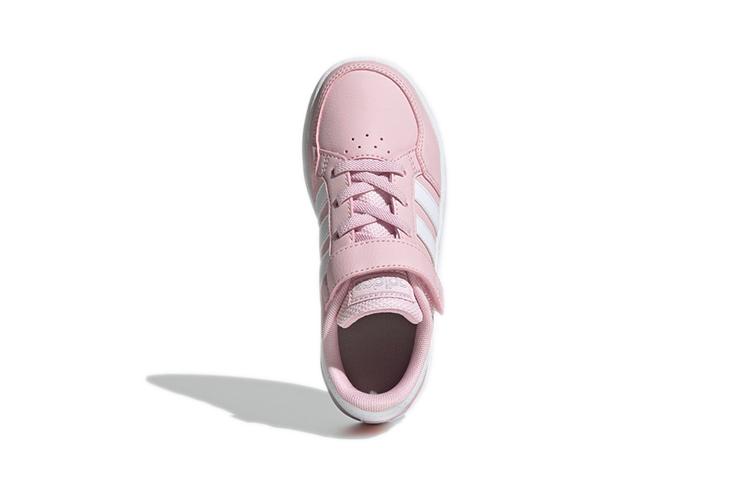 Adidas Neo Breaknet Low top Kids' Skateboarding Shoes Pink White Children Aged 3 7 Years Old GZ7644