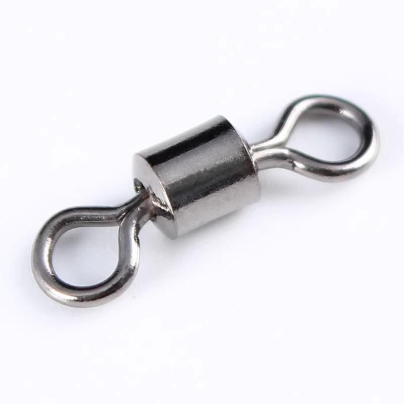American 8-Character Ring Set: Quick Swivel Fishing Rod Connector & Leader Accessories
