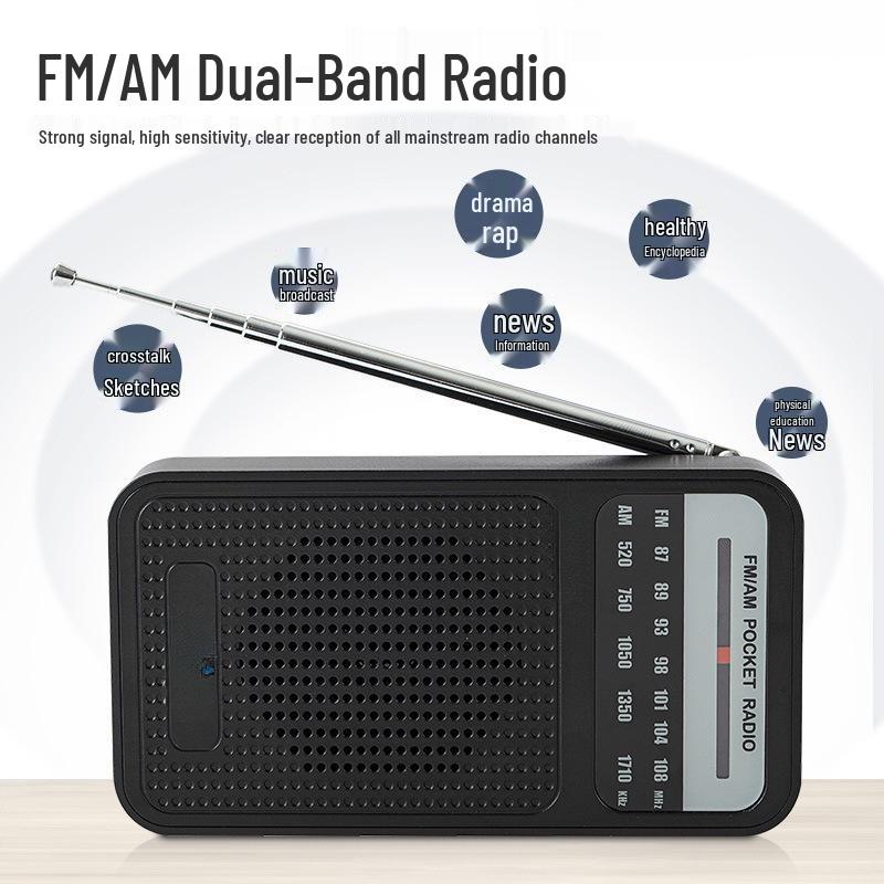 Popular In-Stock Portable Radio with Clear Sound for Easy Listening