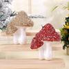 Christmas Mushroom Pendant Desktop Decoration Ornament for Tree Hanging