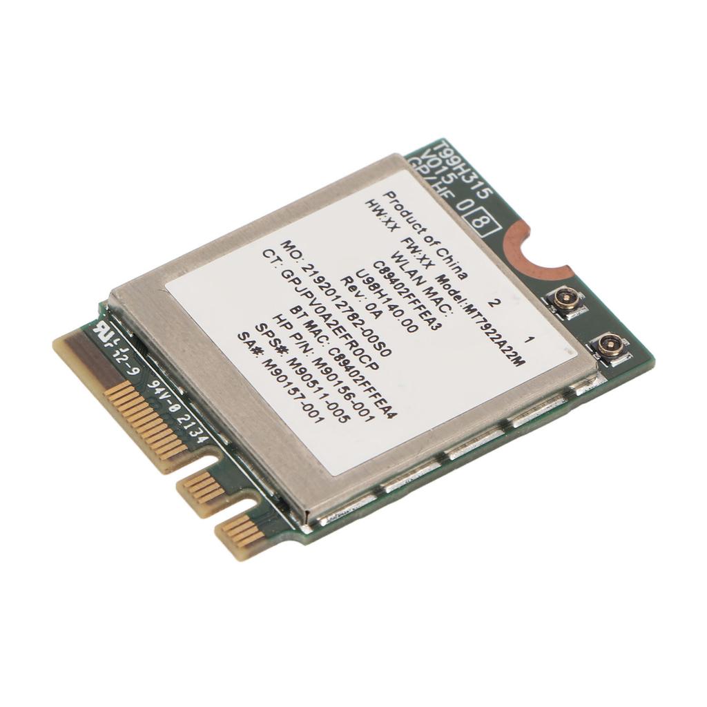 WiFi 6E Wireless Network Card 2400Mbps Gigabit High Speed 2.4G 5G 802.11AX M.2 NGFF Bluetooth 5.2 NIC Adapter