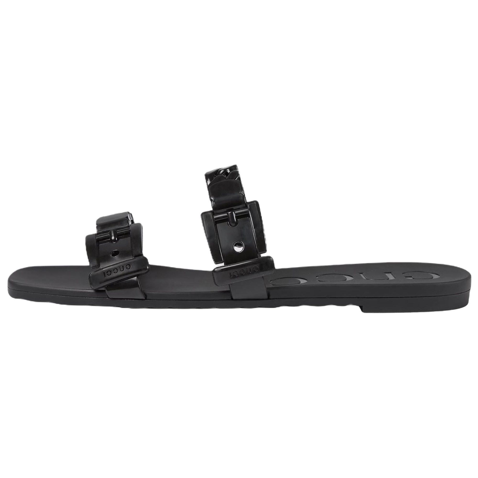 GUCCI Rubber Sandals Women`s 624731 J8700