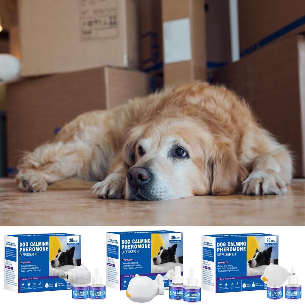 Pet Dog Pheromones Calming Diffuser Cat Reduce Aggression Pheromone Diffuser Kit Stop Stress Pet Health Supply Reduce Aggression