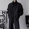 Men's American Style Wide Shoulder Flight Jacket - Spring/Autumn Korean Simple Loose Casual Outerwear
