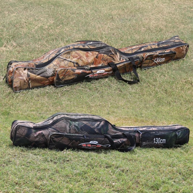 Geanta Pescuit 130cm Camuflaj Dublu Geanta Impermeabila Geanta Pânza Rucsac Geanta Pescuit
