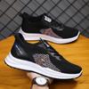 Sneakers herr 2025 vår ny trendig mångsidig utomhus löparskor andningsbara flugvävda fritidsskor