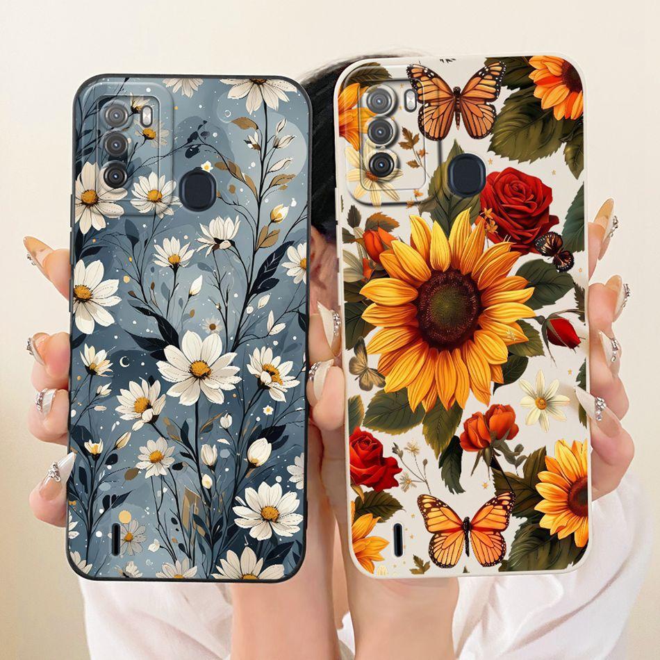 For Itel S16 Vision 1 Pro Fashion Dusk Beach Painting Phone Case For Itel Vision 1 Pro ItelS16 Soft Silicone Cover Bumpers