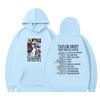 New Spring and Autumn American High Street Kanye Men's and Women's Same Spoofing Character Graffiti Alphabet Hooded Sweater