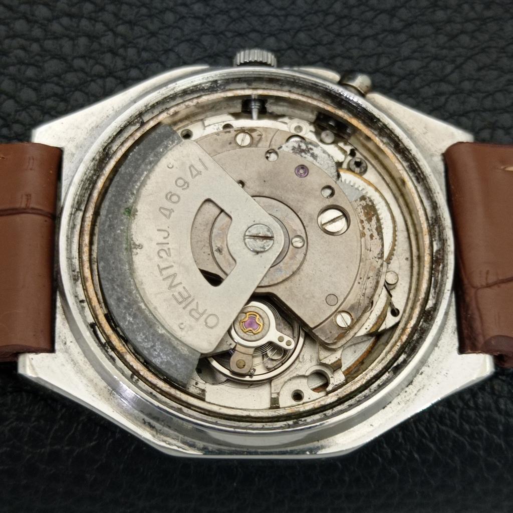 ORIENT CRYSTAL AUTOMATIC 46941 VINTAGE JAPAN MENS ORIGINAL DIAL WATCH a704922-1