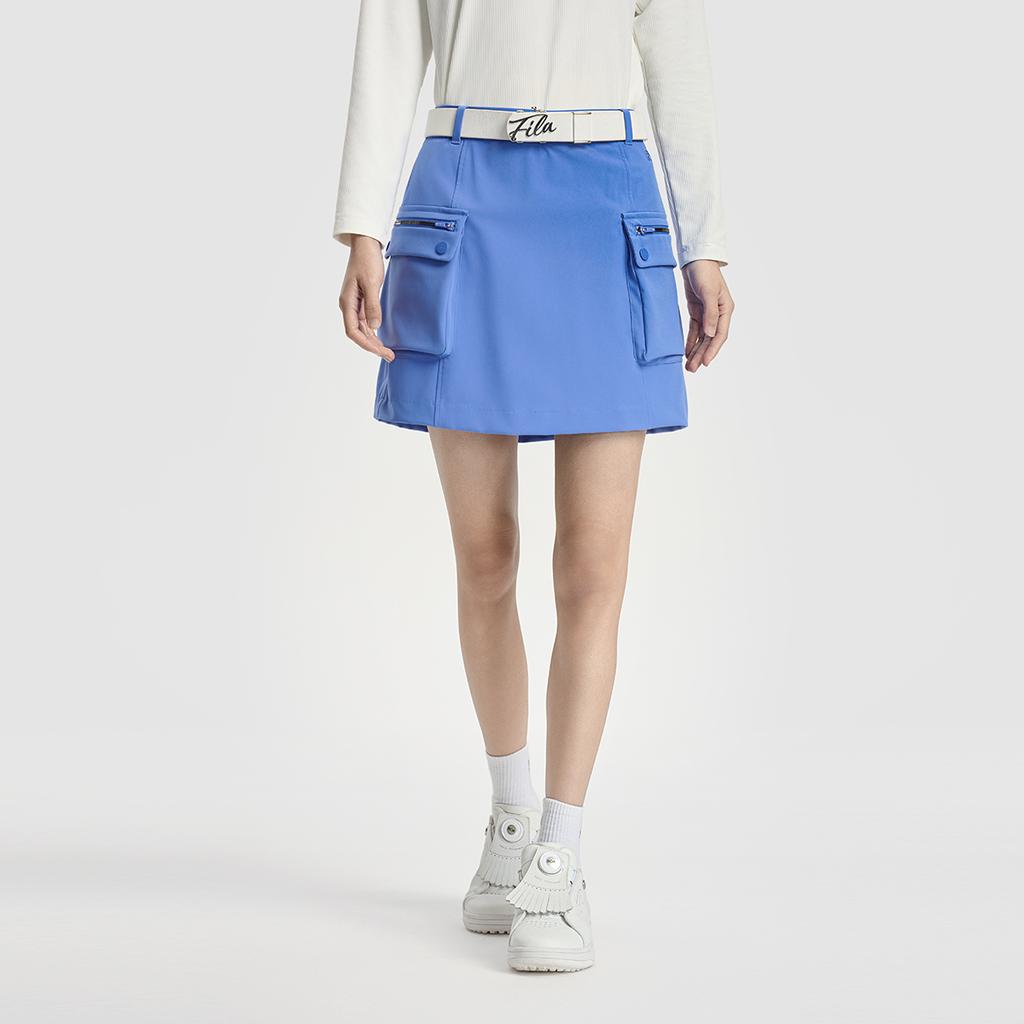 Fila Golf Athletics Series Sports Trend Versatile Workwear Woven Casual Skirt Women Skirts A11W535305F-BU